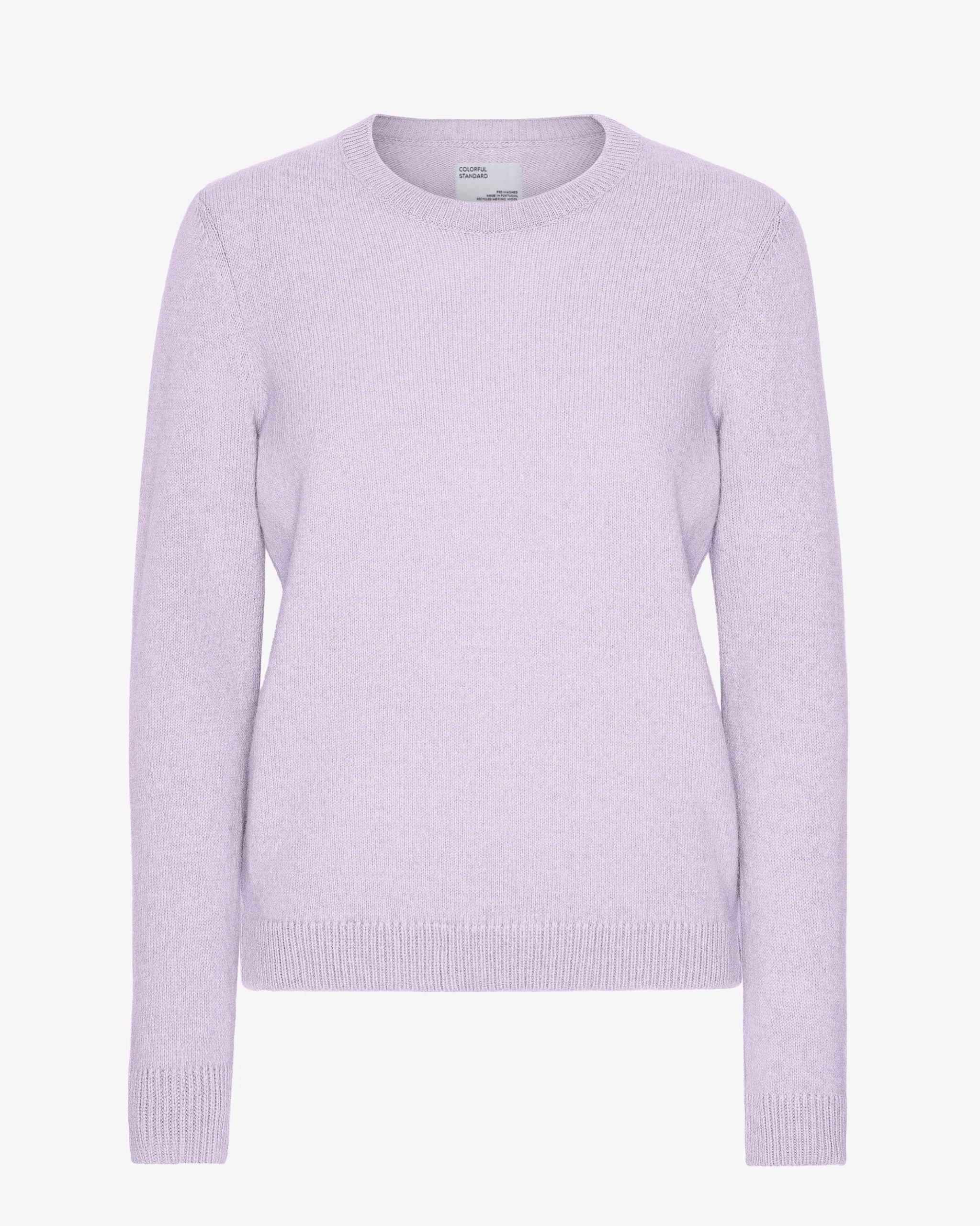Women Classic Merino Wool Crew - Soft Lavender
