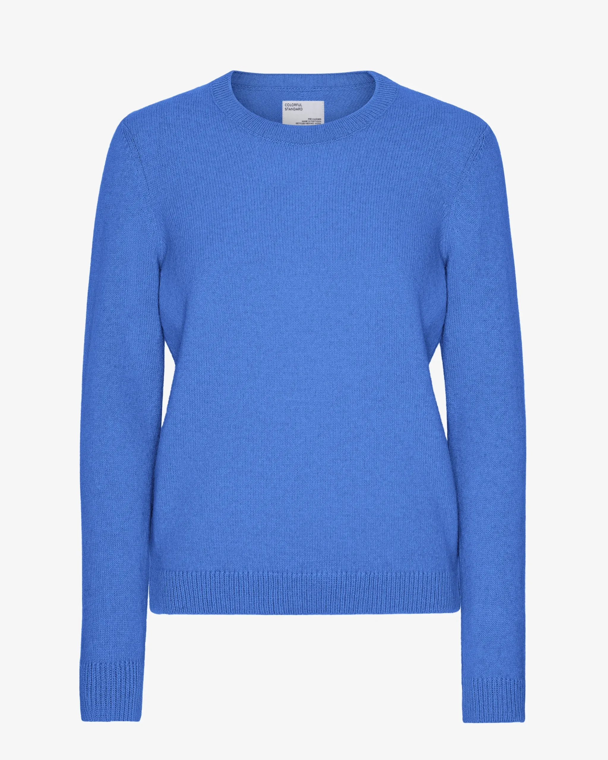 Women Classic Merino Wool Crew - Pacific Blue
