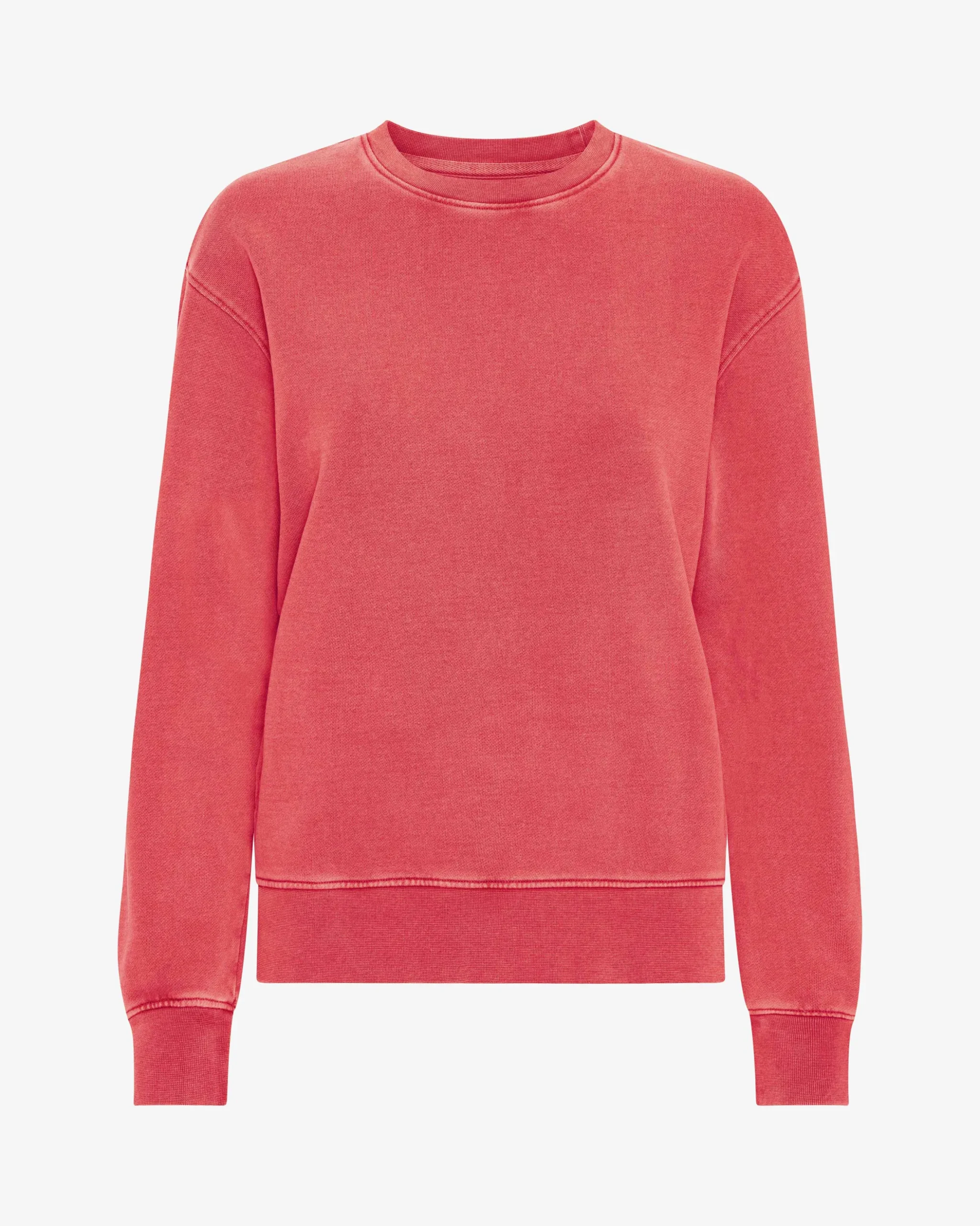 Women Classic Organic Crew - Faded Red