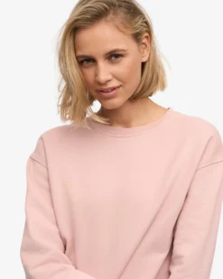 Women Classic Organic Crew - Faded Pink