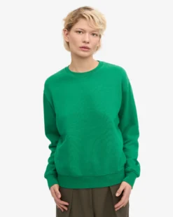 Women Classic Organic Crew - Kelly Green