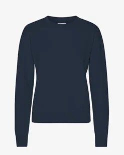 Women Classic Organic Crew - Navy Blue