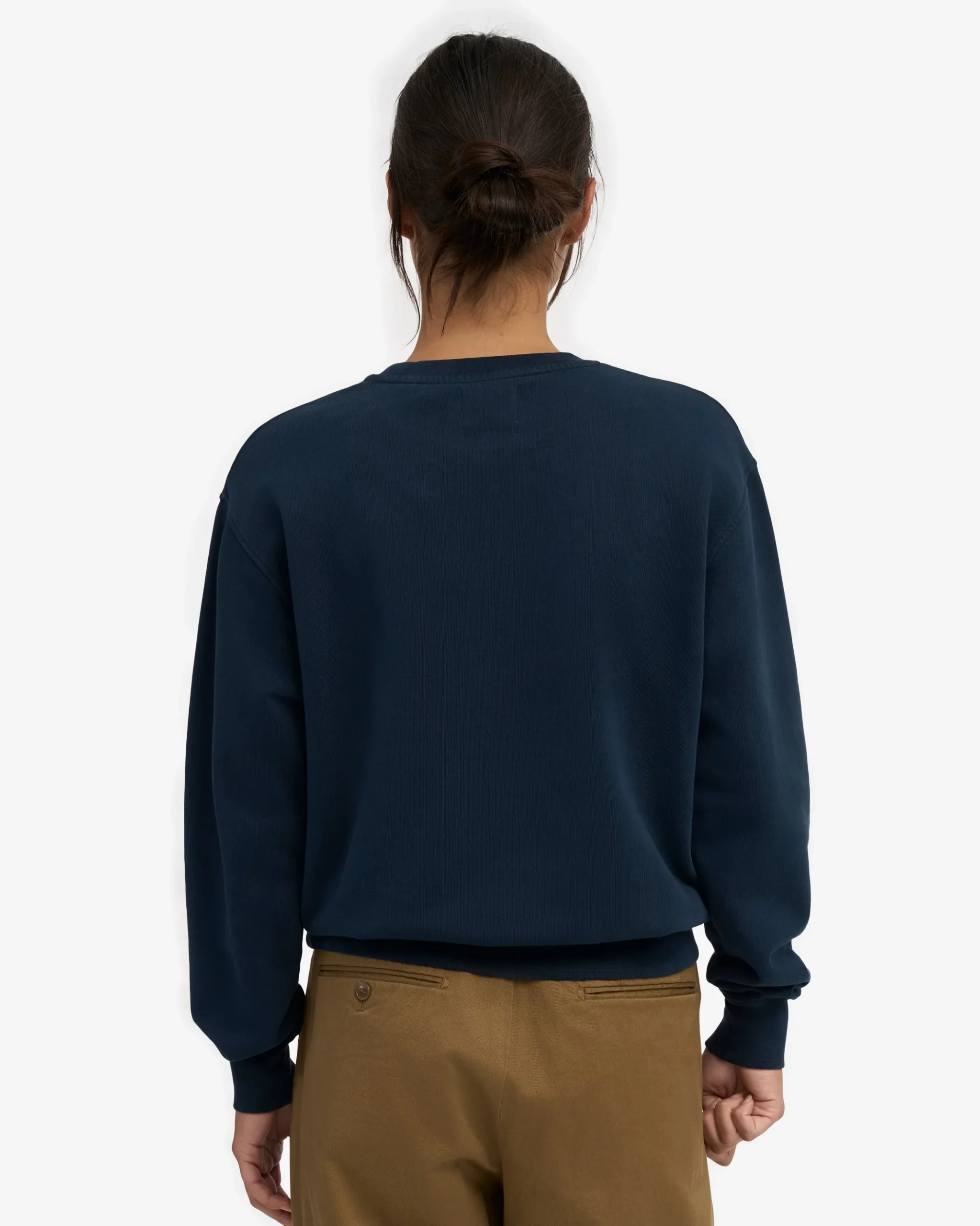 Women Classic Organic Crew - Navy Blue