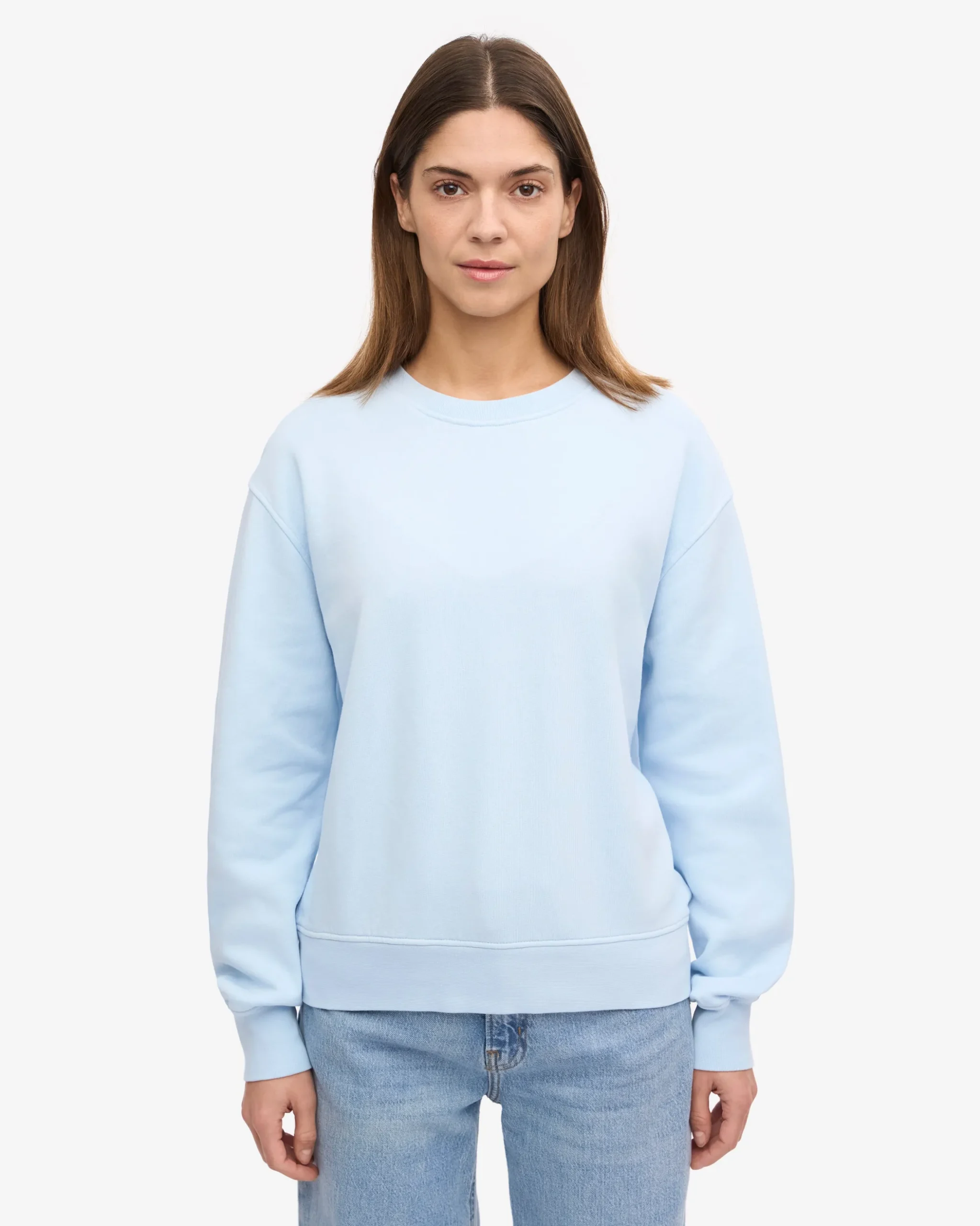 Women Classic Organic Crew - Polar Blue