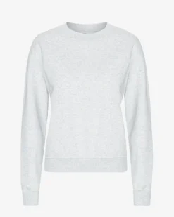Women Classic Organic Crew - Snow Melange