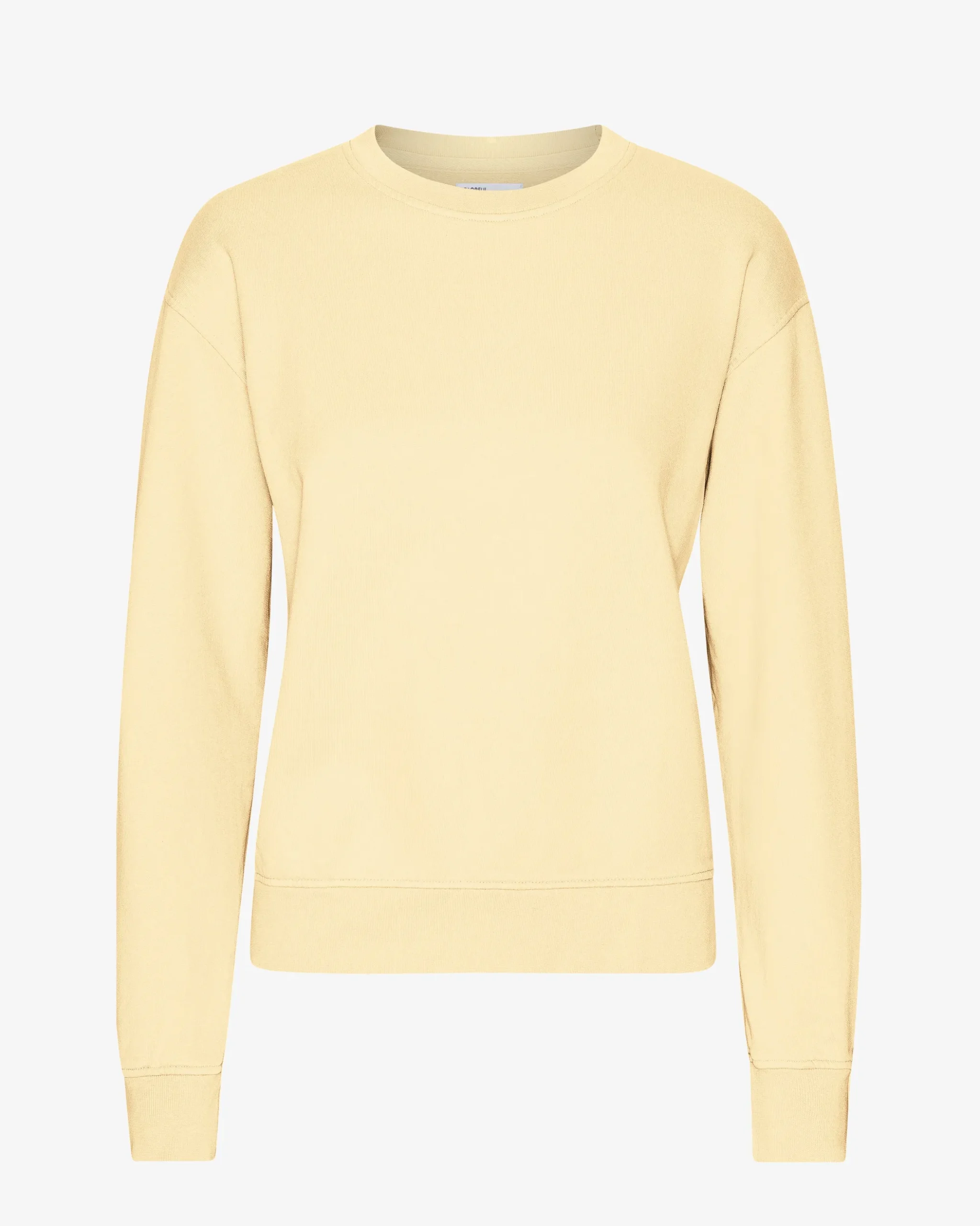 Women Classic Organic Crew - Soft Yellow