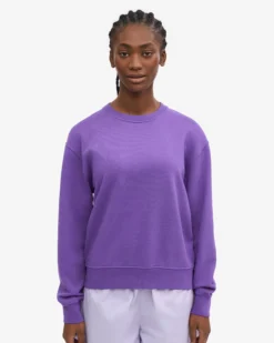 Women Classic Organic Crew - Ultra Violet