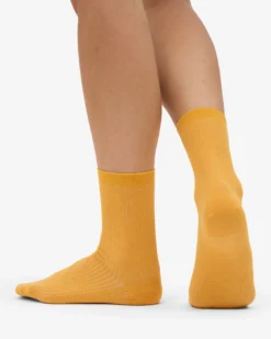 Women Classic Organic Sock - Burned Yellow
