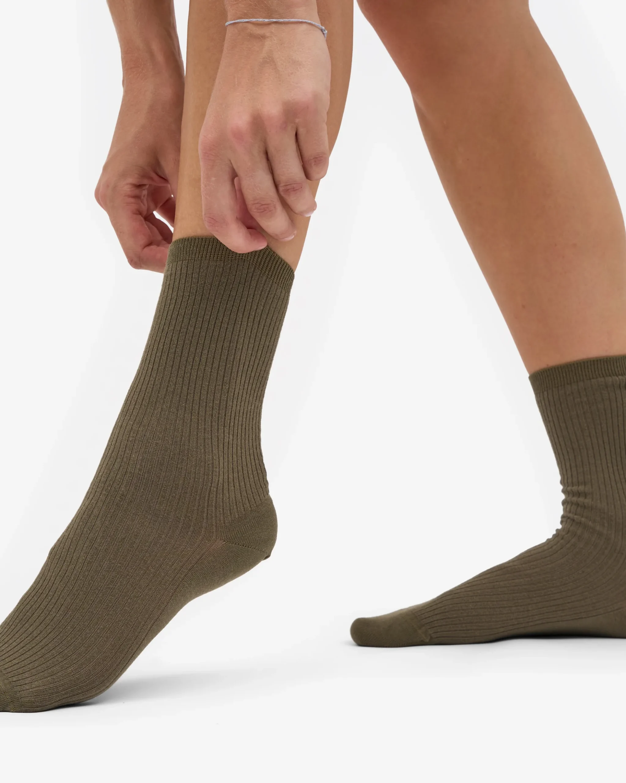Women Classic Organic Sock - Dusty Olive