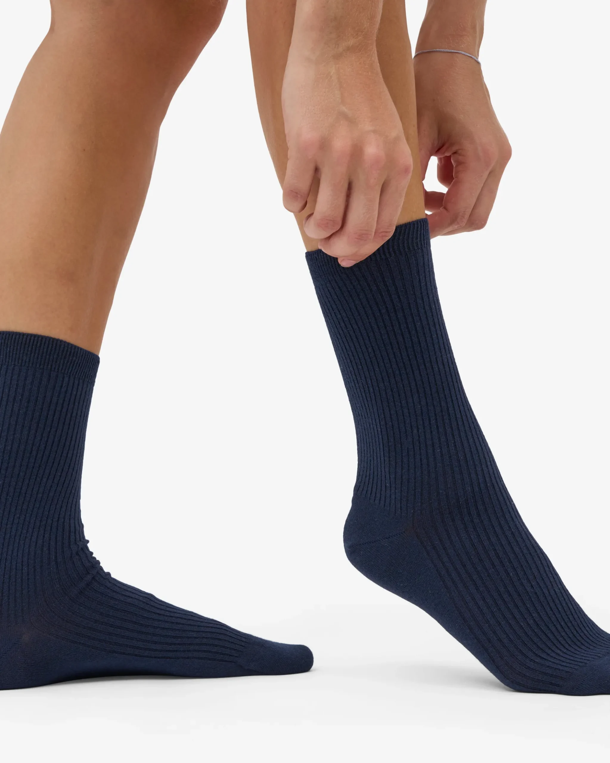 Women Classic Organic Sock - Navy Blue (3-Pack)