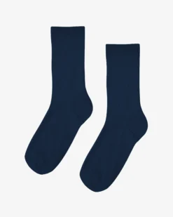 Women Classic Organic Sock - Navy Blue