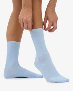 Women Classic Organic Sock - Polar Blue