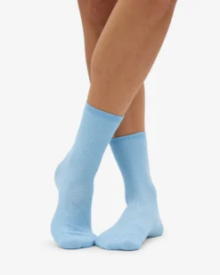 Women Classic Organic Sock - Seaside Blue (3-Pack)
