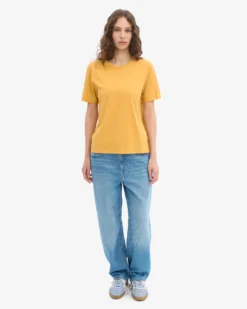 Women Light Organic Tee - Burned Yellow
