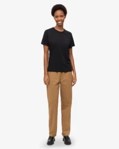 Women Light Organic Tee - Deep Black