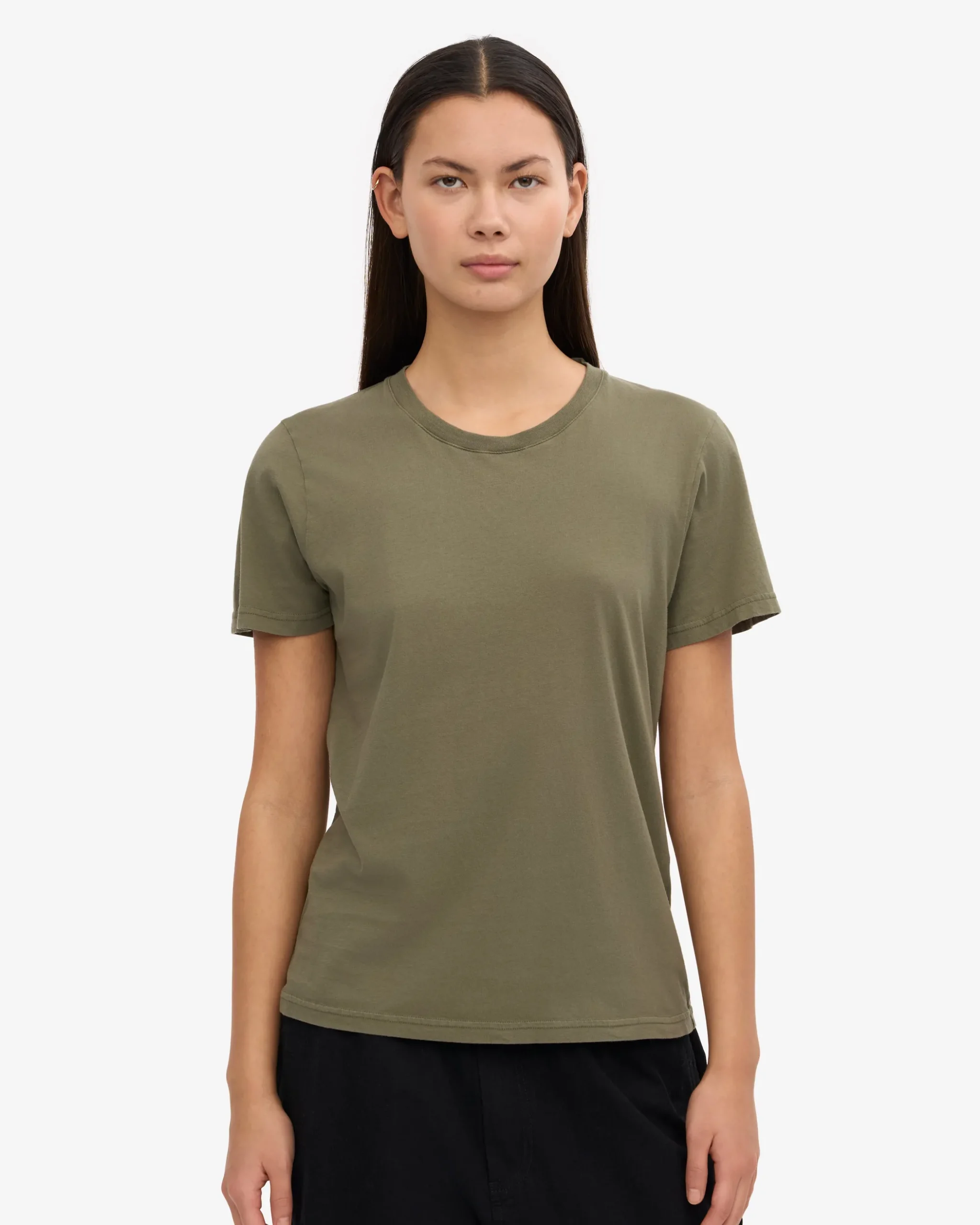 Women Light Organic Tee - Dusty Olive