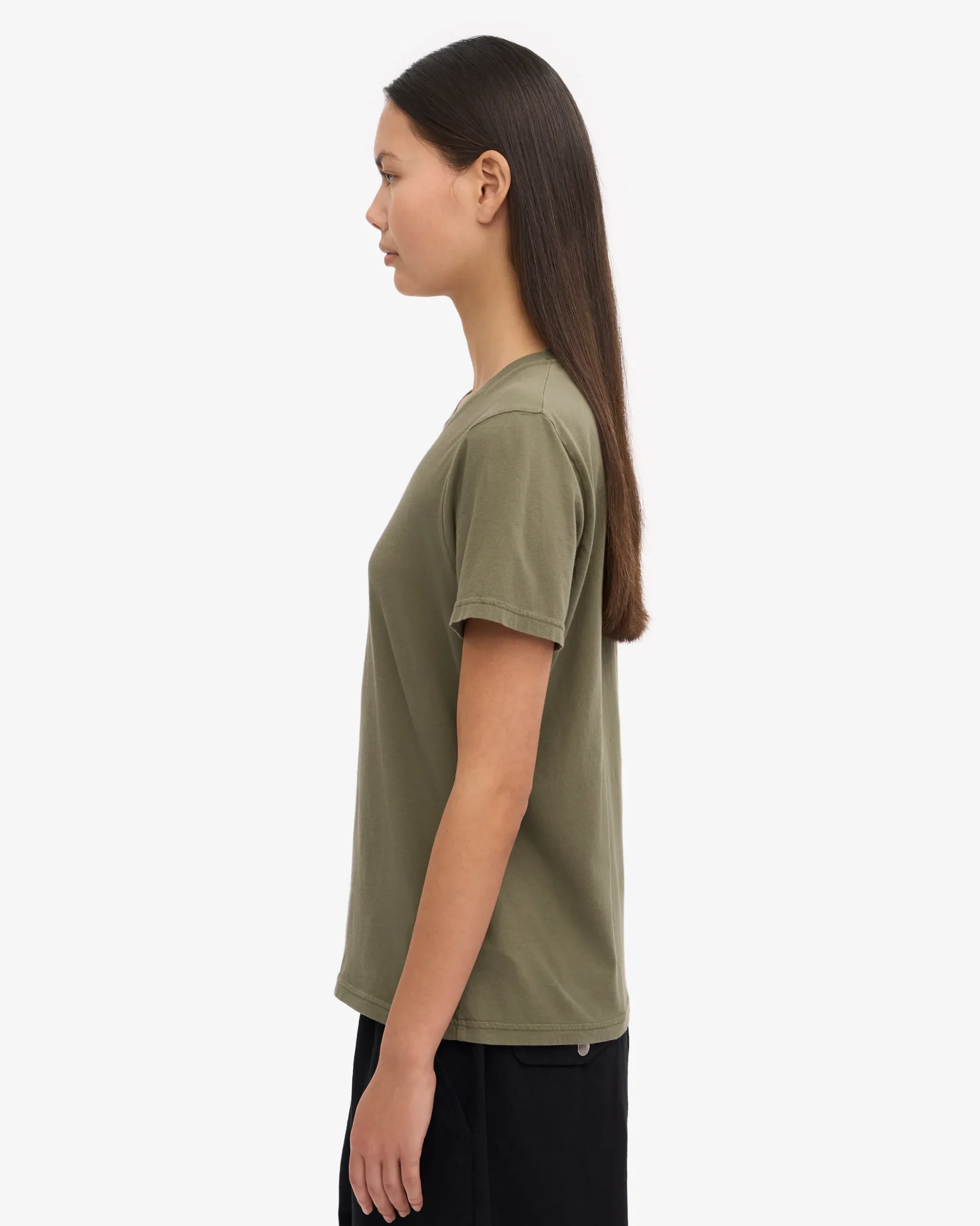 Women Light Organic Tee - Dusty Olive