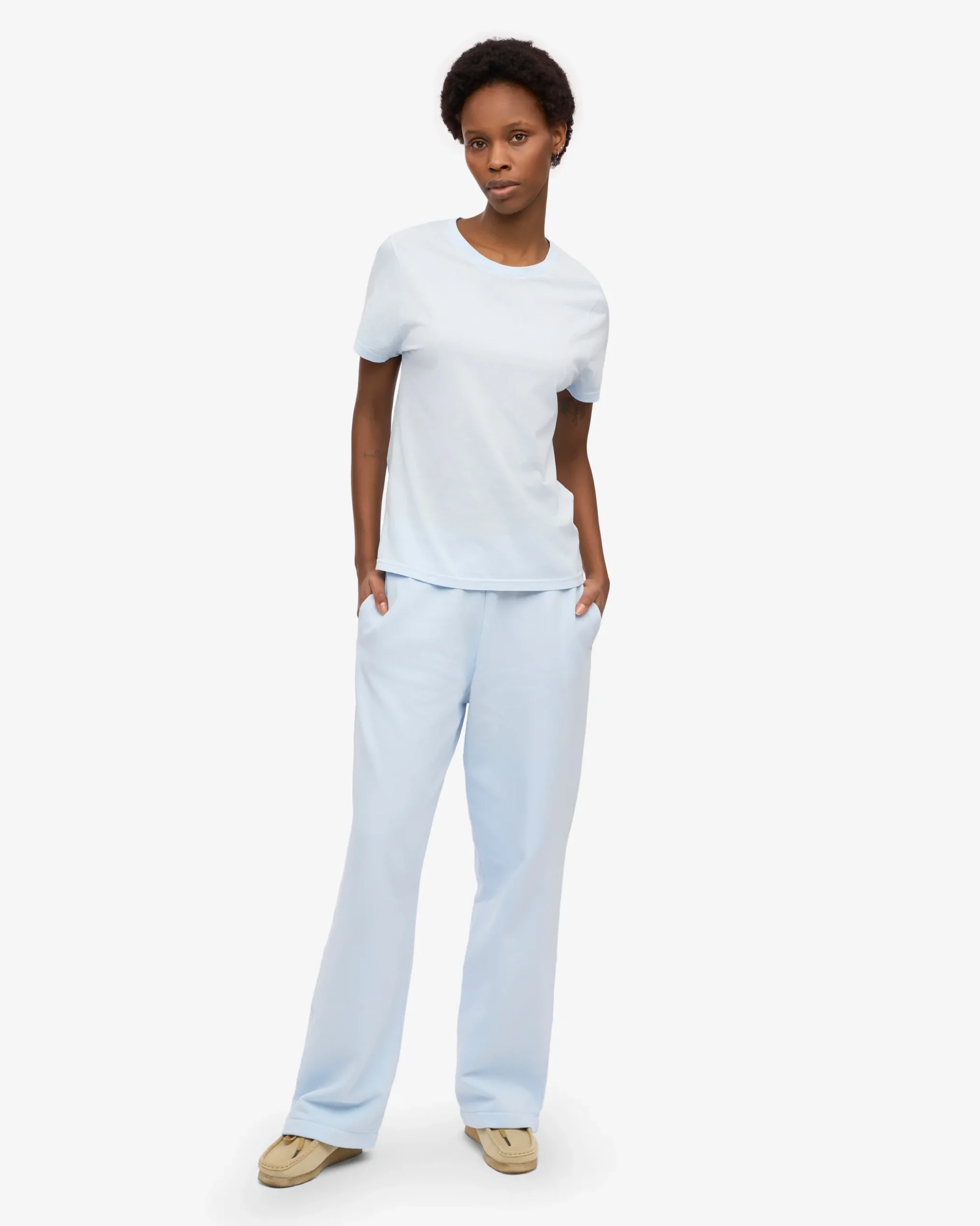 Women Light Organic Tee - Polar Blue