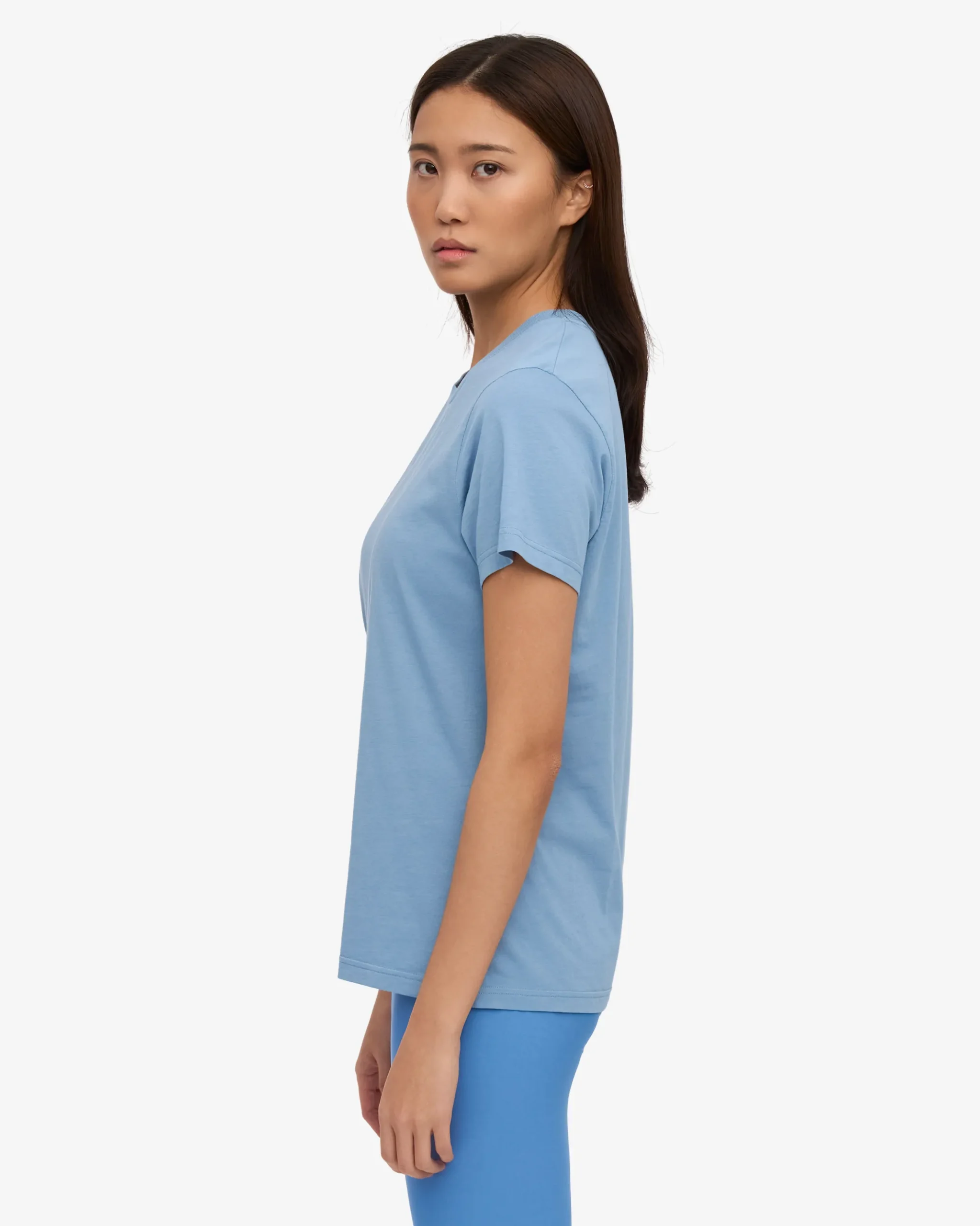 Women Light Organic Tee - Seaside Blue