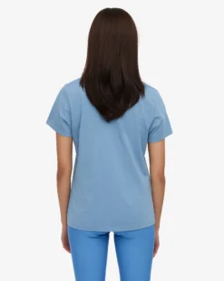 Women Light Organic Tee - Seaside Blue