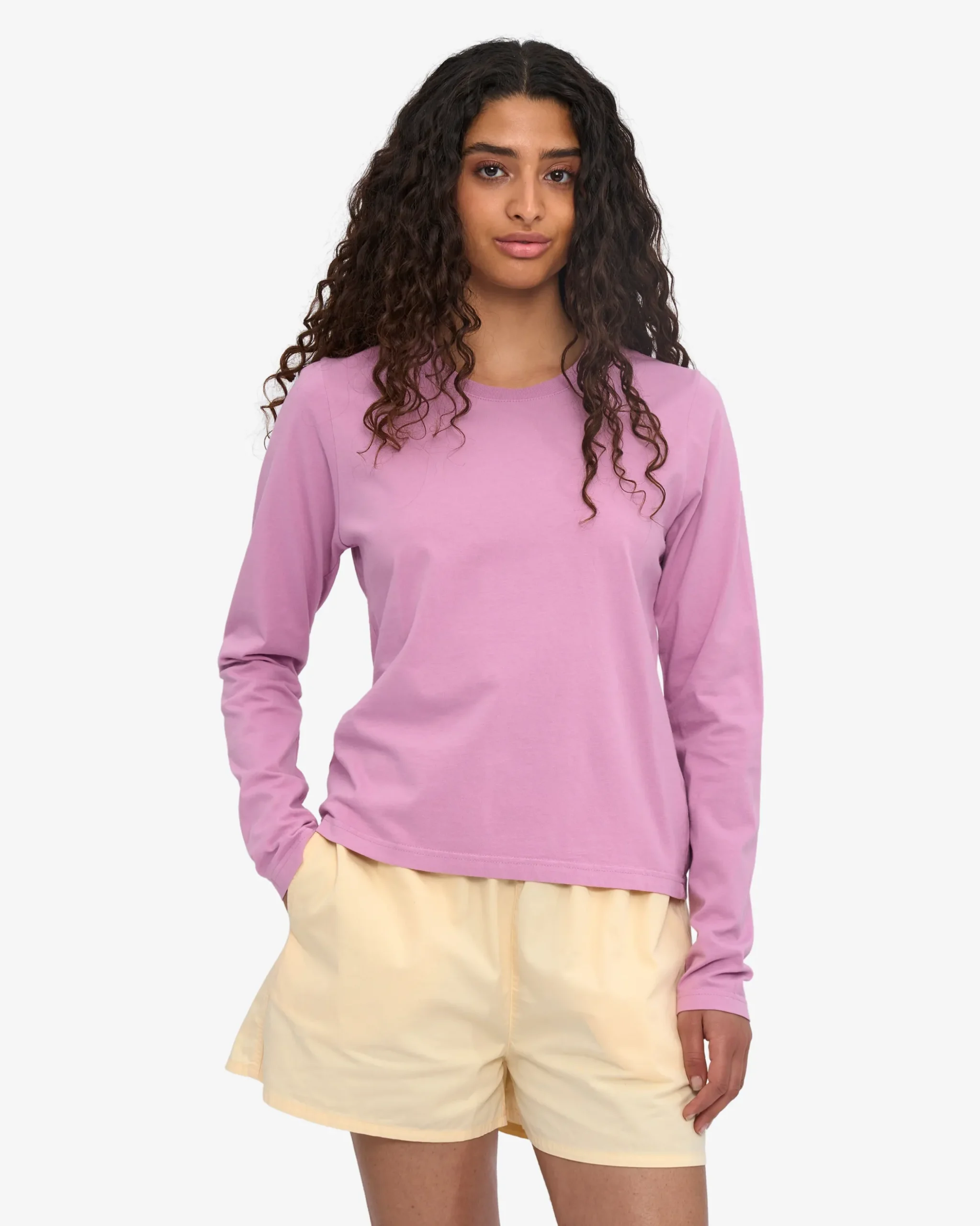 Women Organic LS T-Shirt - Cherry Blossom