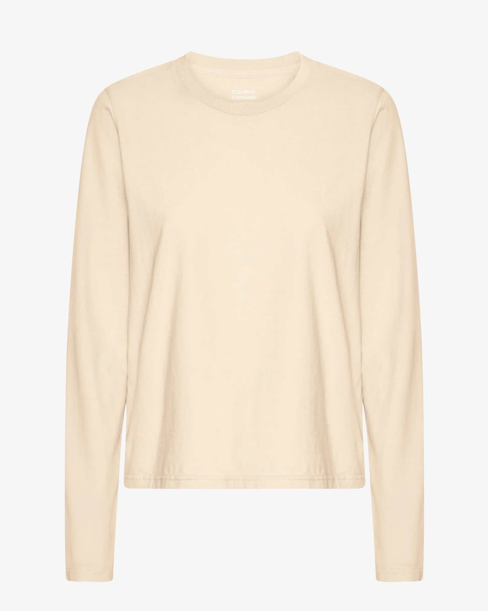 Women Organic LS T-Shirt - Ivory White