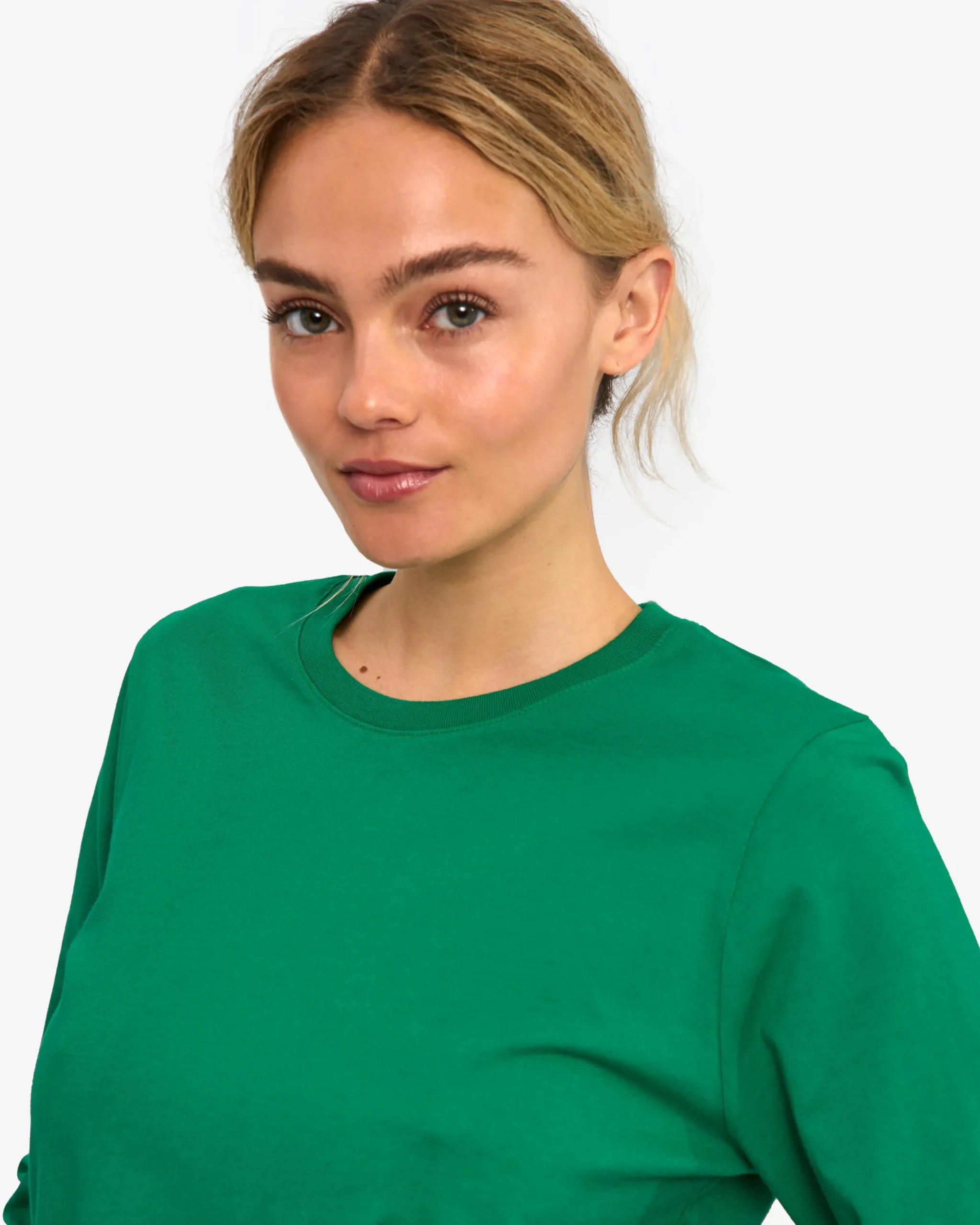 Women Organic LS T-Shirt - Kelly Green