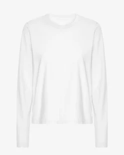 Women Organic LS T-Shirt - Optical White