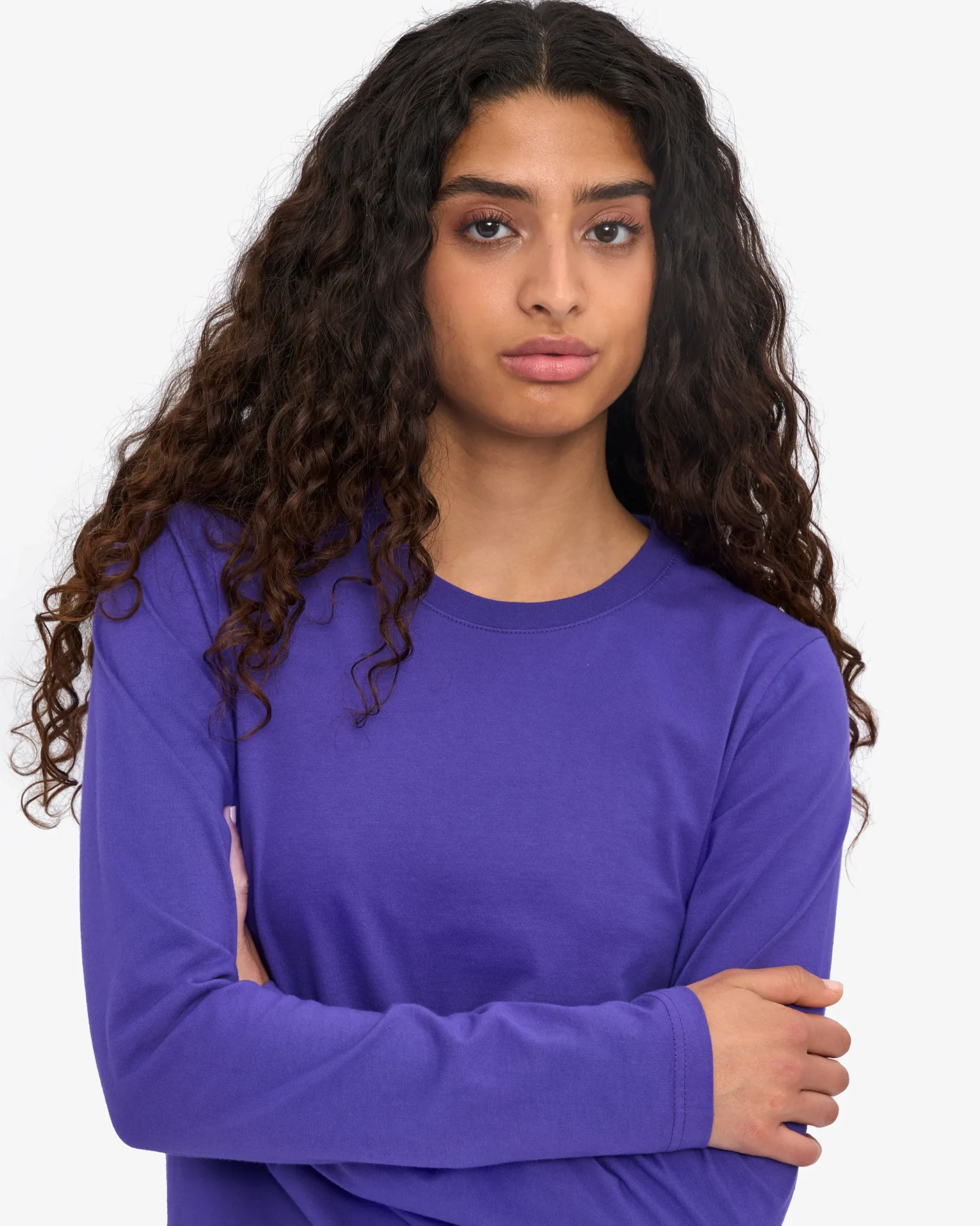 Women Organic LS T-Shirt - Ultra Violet