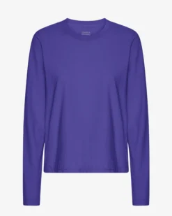 Women Organic LS T-Shirt - Ultra Violet