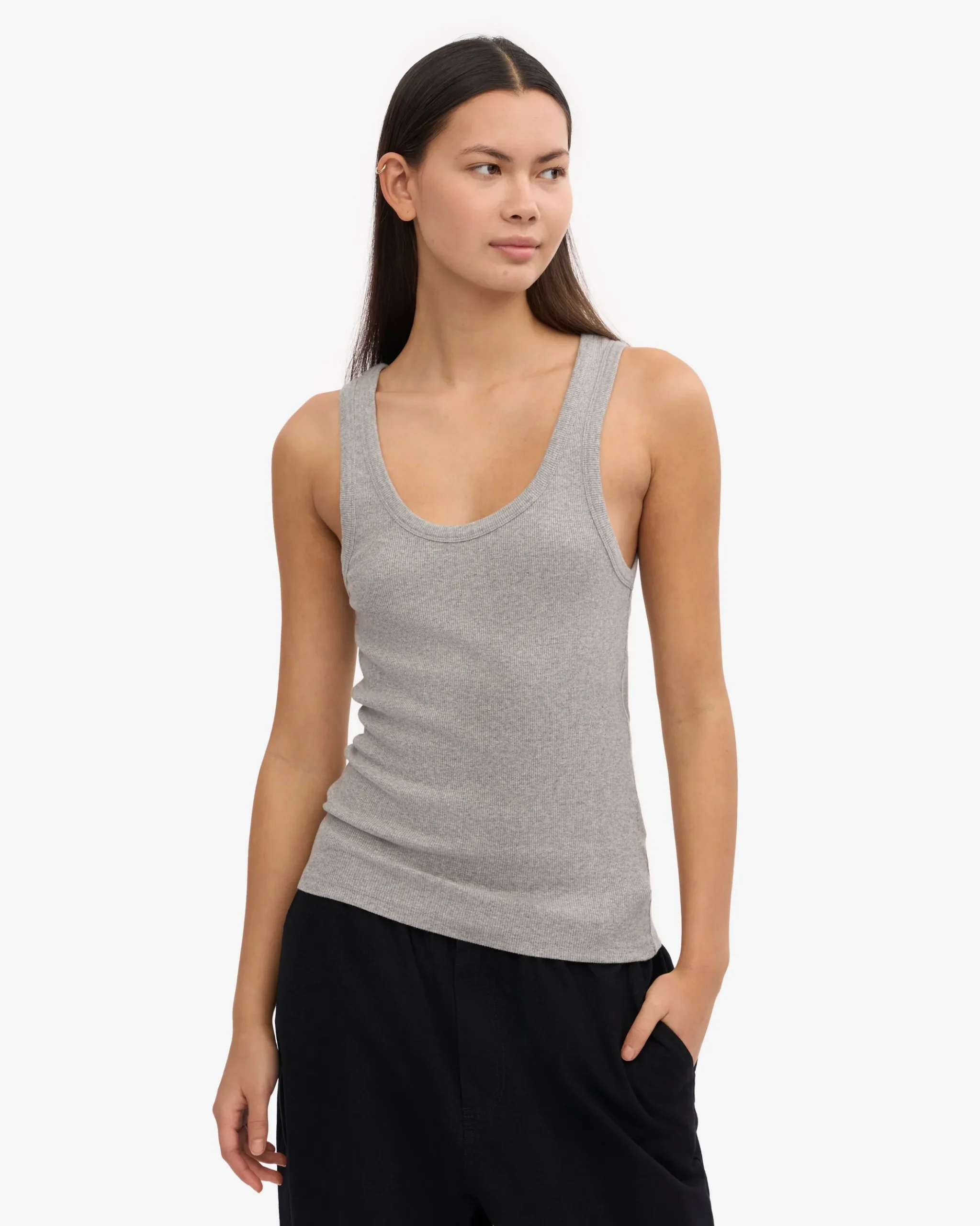 Women Organic Rib Tank Top - Mixed 01 (3-Pack)